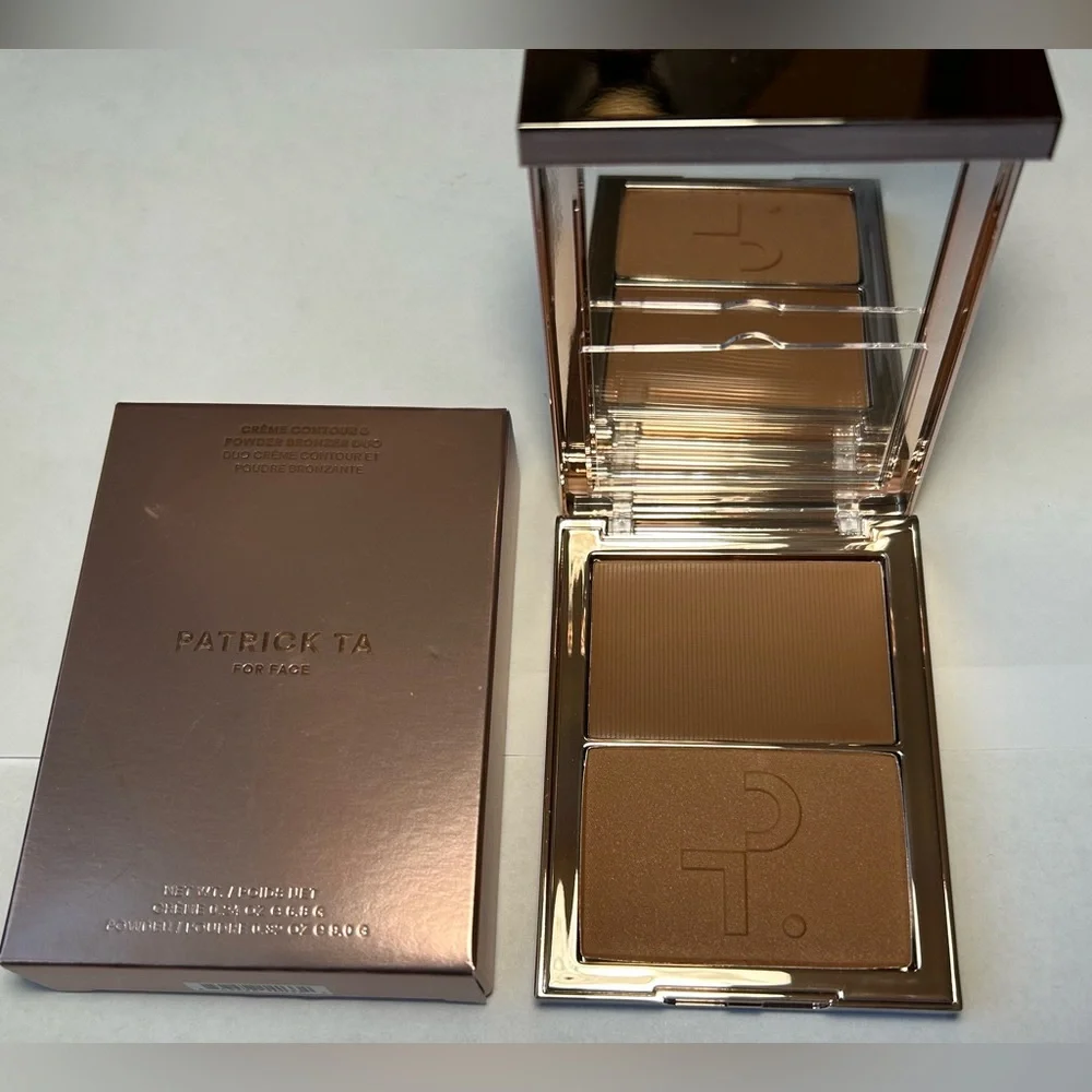 NWT🌷Patrick Ta Major Sculpt Cream Contour & Powder Bronzer in “She’s Bronzed”